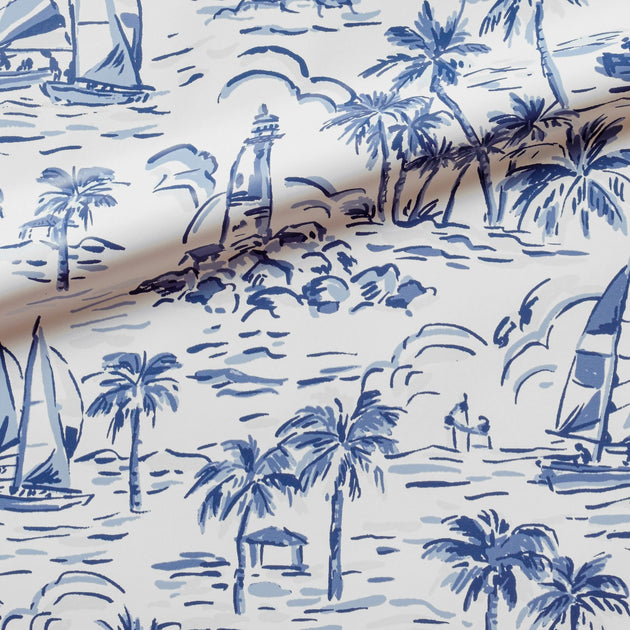 Tortola Blue Wallpaper - Cailini Coastal