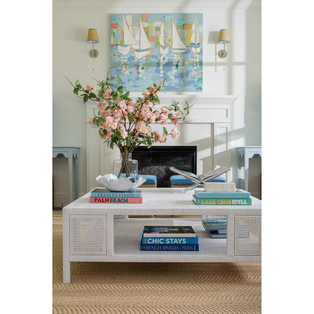 White Artificial Orchid Drop-In - Cailini Coastal