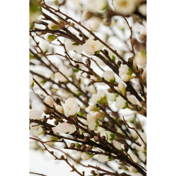 White Cherry Blossom Faux Branch - Set of 2
