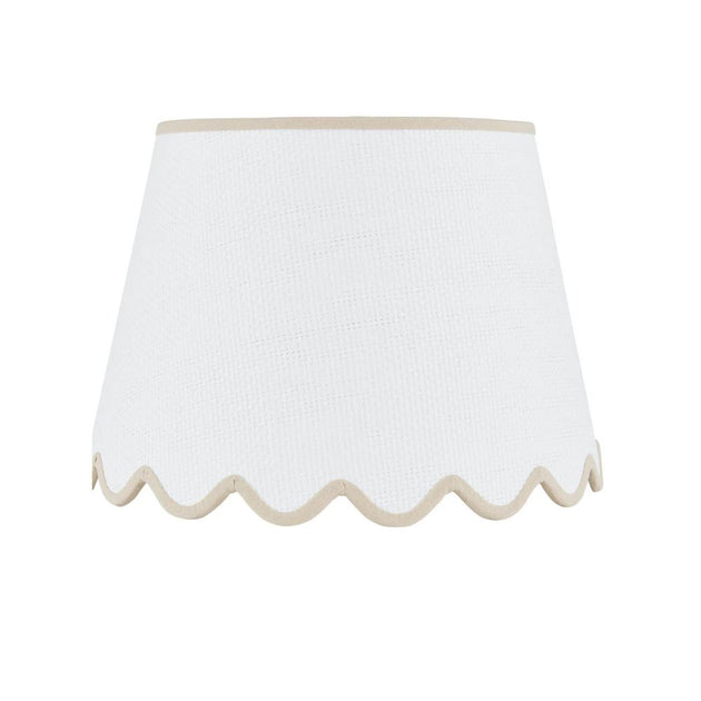 Raffia Scallop Shade - Natural – Cailini Coastal
