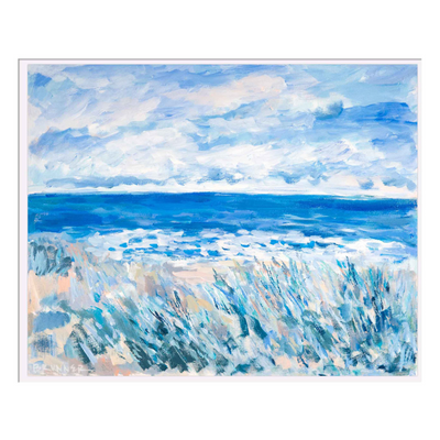 Day at the Shore Original Framed Painting