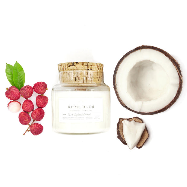 RE'ME.DI.UM Lychee & Coconut Candle