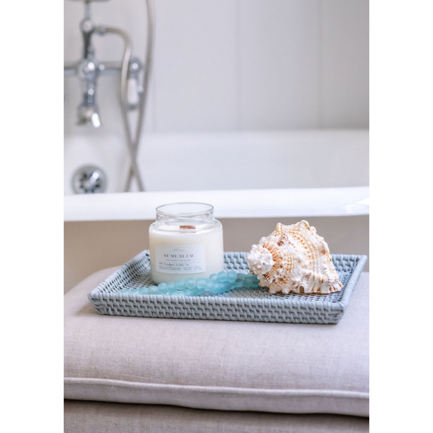 Watch Hill Nesting Vanity Trays Light Gray Cailini Coastal