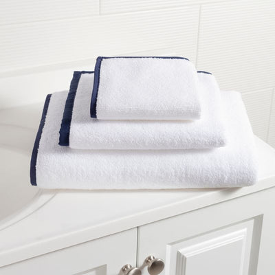 Tip Towel - White/Navy