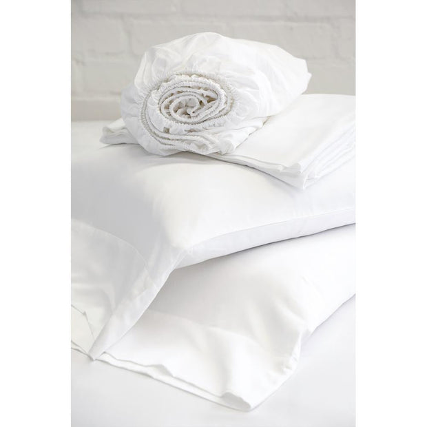 Bamboo Sheet Set in White by Pom Pom at Home