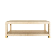 Amagansett Grasscloth Coffee Table - Natural