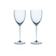 Laguna Blue White Wine Glasses