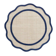 Summer Scallop Placemats - Navy