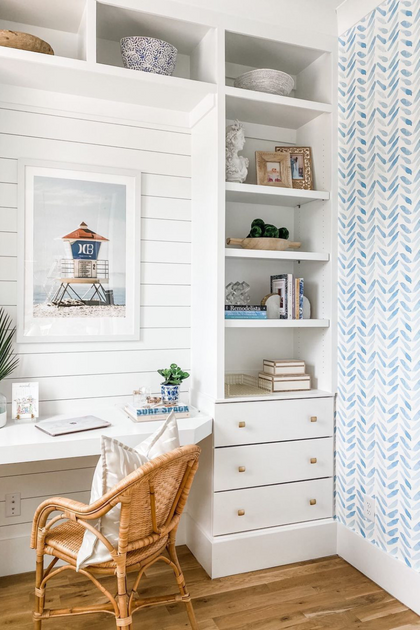 5 Customer Homes Transformed with Watercolor Wallpaper – Cailini Coastal