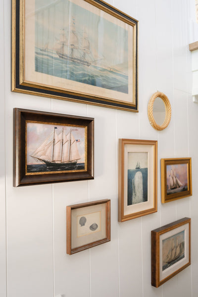 CC ACK Beach House: Nautical Gallery Wall