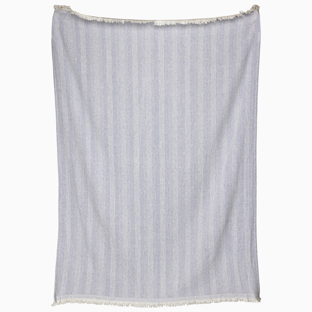 Lavayna Indigo Throw Blanket by John Robshaw