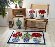 Holiday Chinoiserie Hook Rug