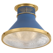 Highclere Flush Mount - Blue
