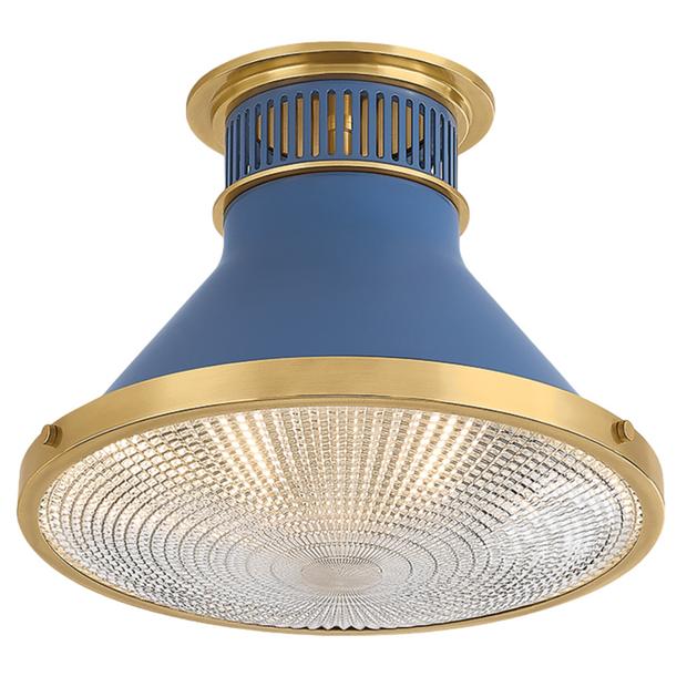 Highclere Flush Mount - Blue