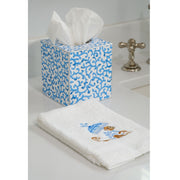 Coral Scroll Tissue Box Cover