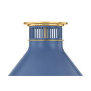 Highclere Flush Mount - Blue