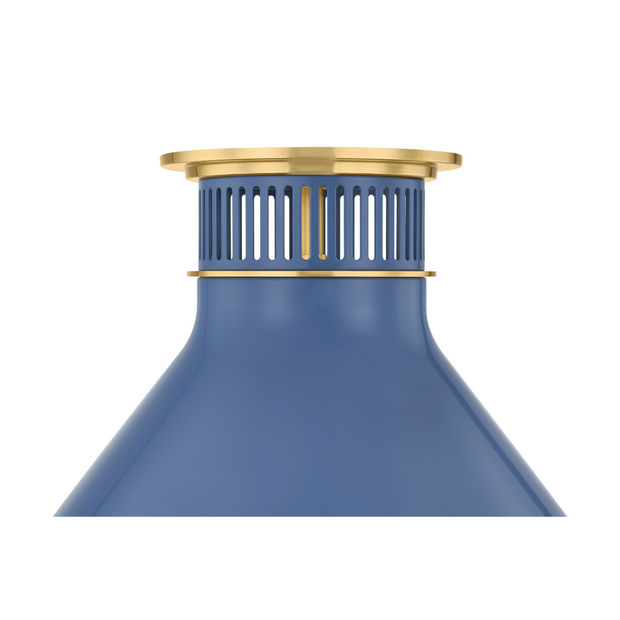 Highclere Flush Mount - Blue