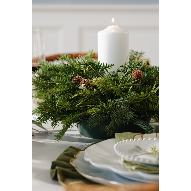 Live New England Holiday Pillar Centerpiece