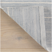 Skipper Stripe Handwoven Indoor/Outdoor Rug - Swedish Blue