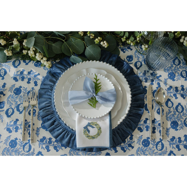 Chinoiserie Christmas Tree & Wreath Napkin - Set of 4