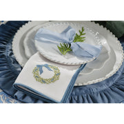 Chinoiserie Christmas Tree & Wreath Napkin - Set of 4