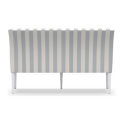 Ava Dining Banquette in Performance Cabana Stripe Blue
