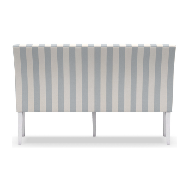 Ava Dining Banquette in Performance Cabana Stripe Blue