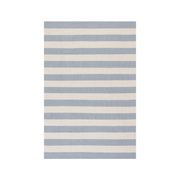 Cabana Stripe Handwoven Indoor/Outdoor Rug - Swedish Blue