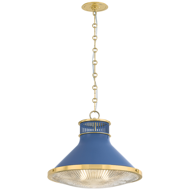 Highclere Pendant - Blue