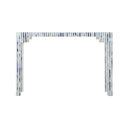 Stripe Bone Inlay Console Table