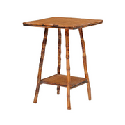 Polynesian Bamboo Square Side Table