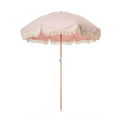 Beach Umbrella - Pink Stripe