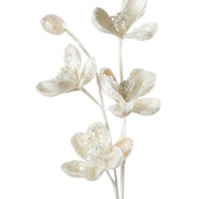 Wintery Magnolia Blossom Tree Stem - Set of 6
