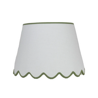 Raffia Scallop Shade - Green