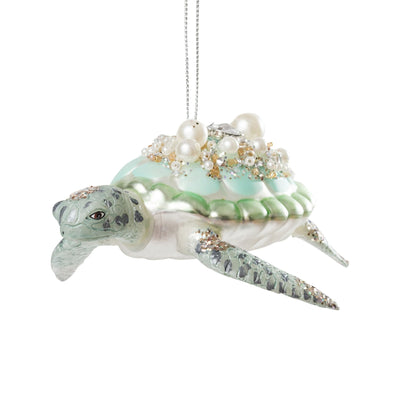 Jeweled Sea Turtle Ornament