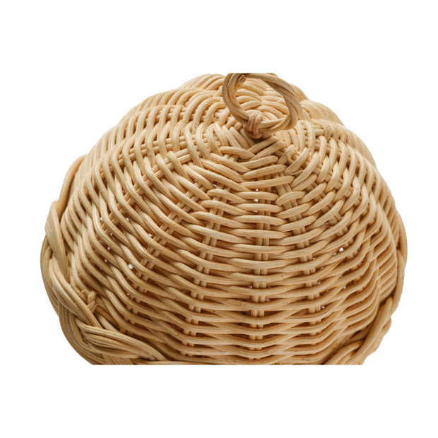 Cailíní Coastal Braided Rattan Ornament - Set of 2