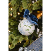 Limited Edition Hand Painted Blue Magnolia Ornament