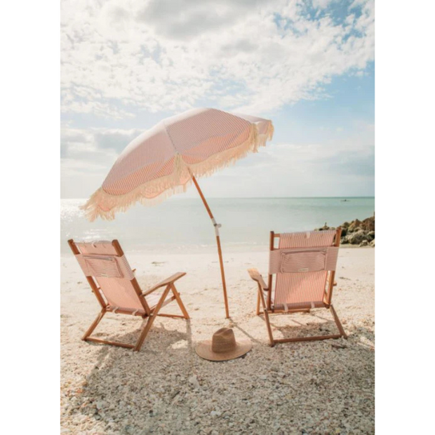 Beach Umbrella - Pink Stripe