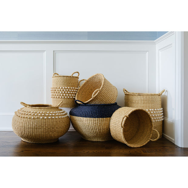 Tahitian Nestled Storage Baskets - Set of 2