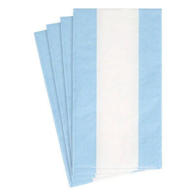 Cabana Stripe Guest Towels - Light Blue
