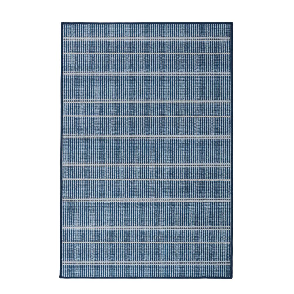 Monarch Beach Navy Machine Washable Rug
