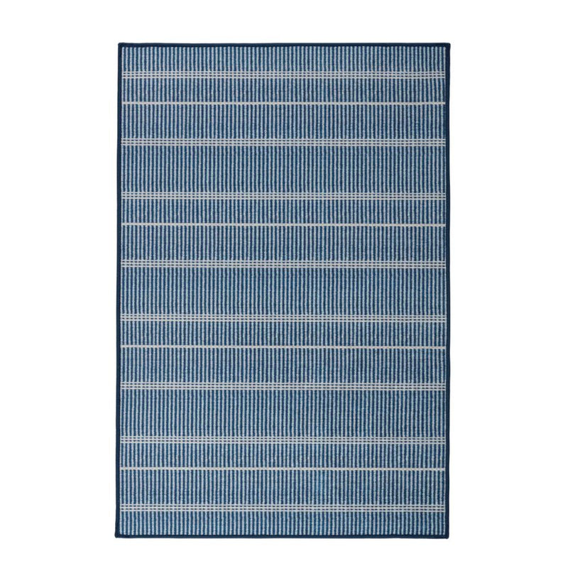 Monarch Beach Navy Machine Washable Rug