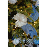 Blue Christmas Velvet Ribbon