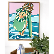 Seaglass Original Framed Painting