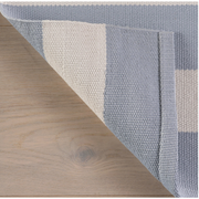 Cabana Stripe Handwoven Indoor/Outdoor Rug - Swedish Blue