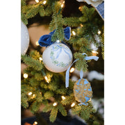 Limited Edition Hand Painted Boxwood Wreath Dated Ornament