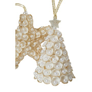Pearl Clamrose Shell Tree Ornament