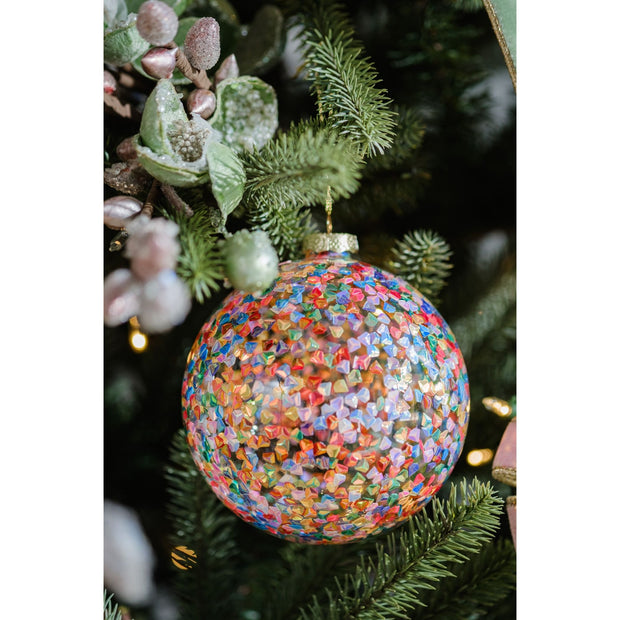 Beverly Palms Sequin Ornament