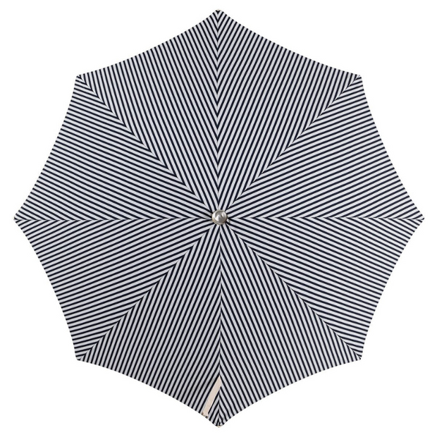 Beach Umbrella - Navy Stripe
