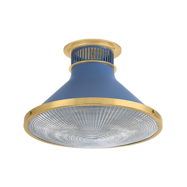 Highclere Flush Mount - Blue
